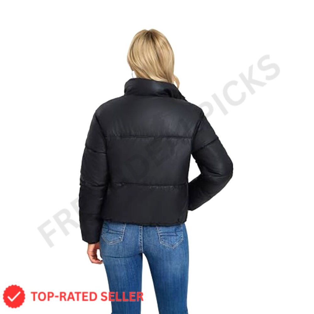 Short Puffer Down Jacket Adjustable Drawstring He… - image 2